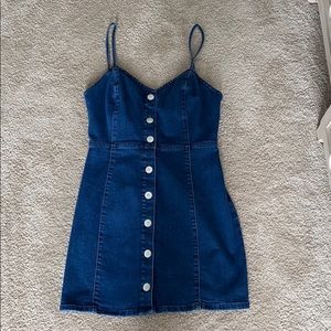 DENIM MINI DRESS